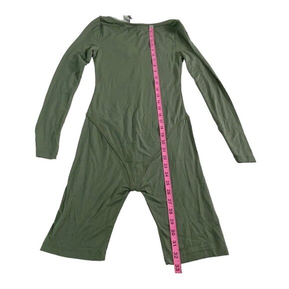 GEEL Ghauri One Piece Romper Bike Short Long Sleeves Soft Base NWT Green M 27-10 - Picture 9 of 13